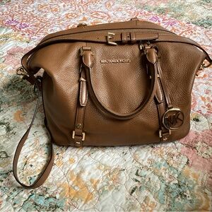 Michael Kors Tan Leather Satchel